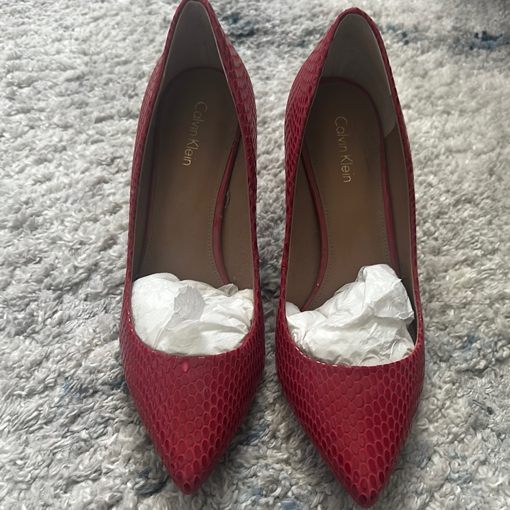 Calvin Klein Red Women's Pumps